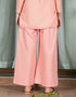 JACQUARD WIDE LEG TROUSER